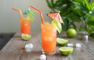Orange cocktail drinks